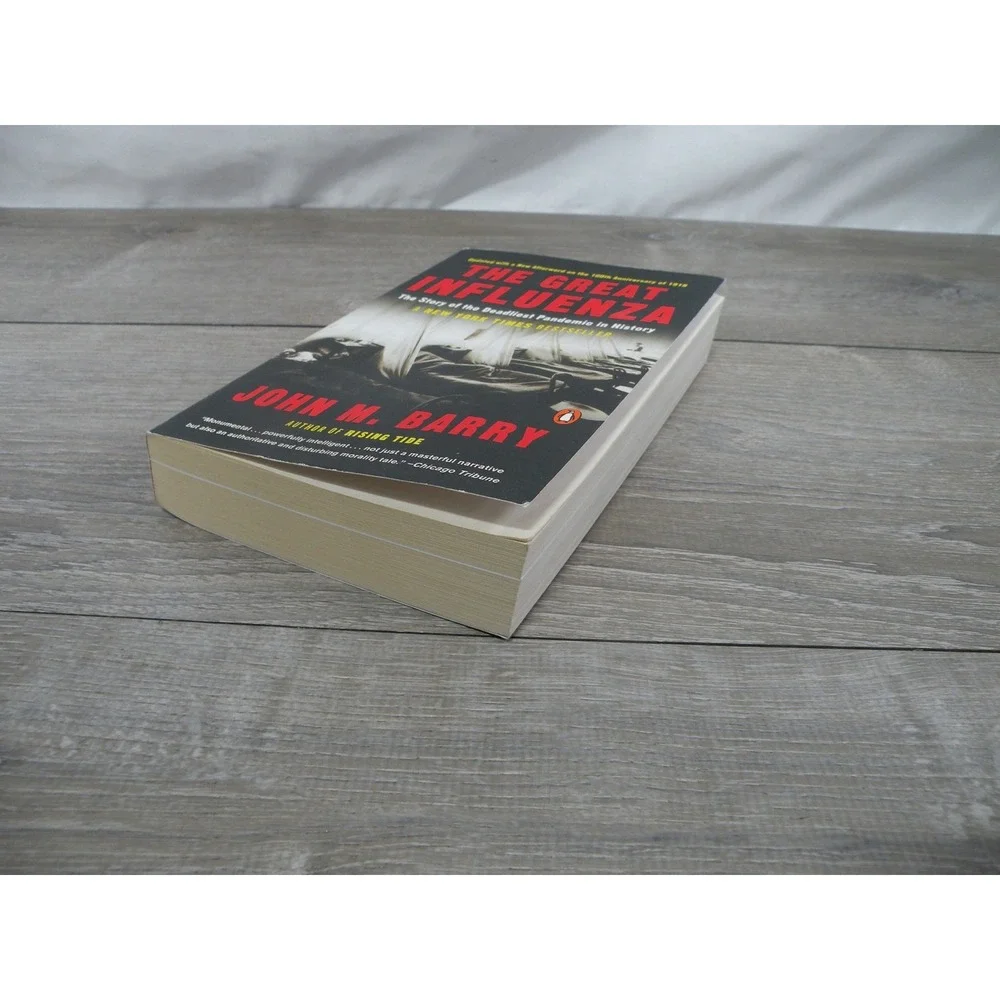 The Great Influenza John M. Barry 2018 Paperback Pandemic History New Afterword
